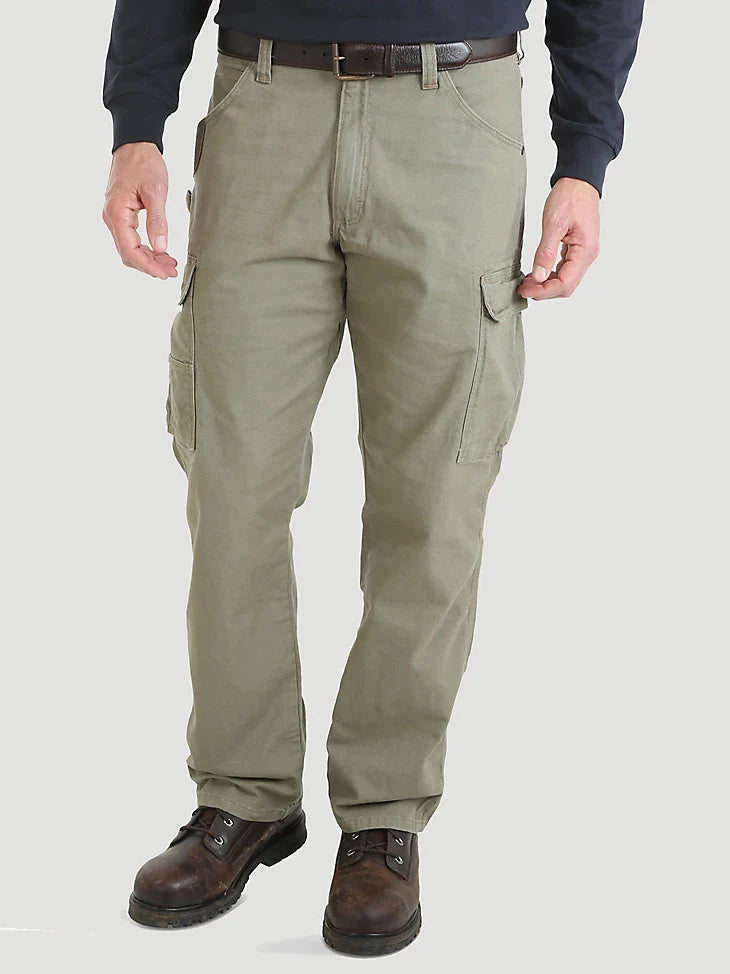 Men's neon - colored athletic shorts for high - visibility workouts   Wrangler® RIGGS® Men's Comfort Core Ranger Pant_Bark
