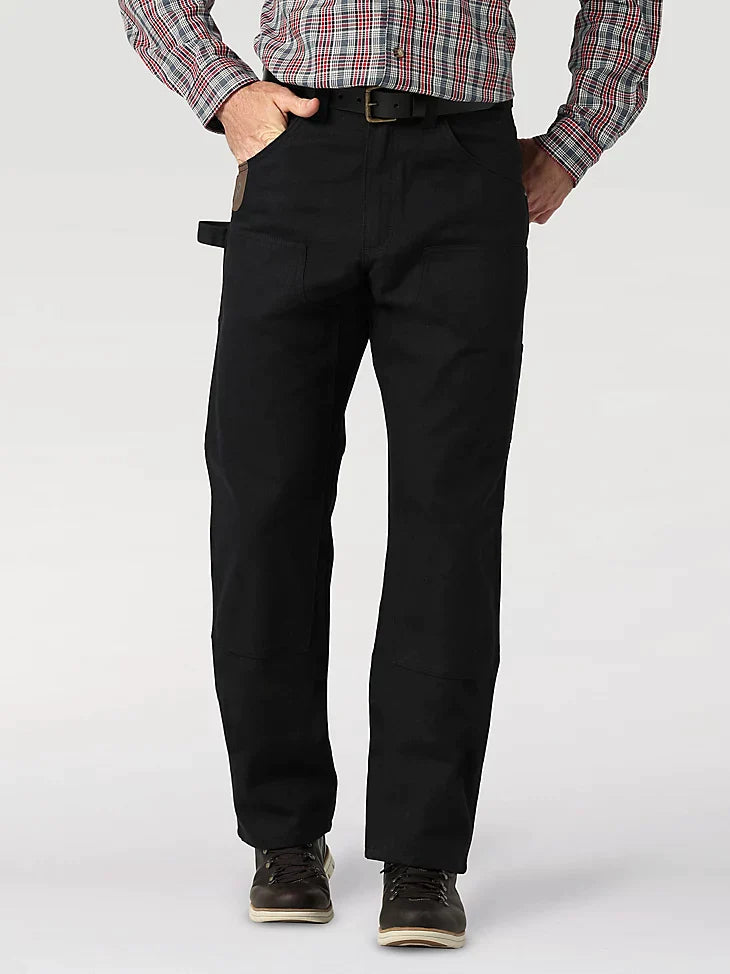 Men's floral print silk blend shorts for a unique night - out look   Wrangler® RIGGS® Men's Relaxed Fit Utility Pant_Jet Black
