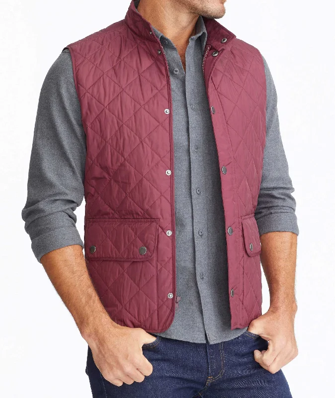Men's reversible polo shirts with two different looksQuilted Field Vest - FINAL SALE