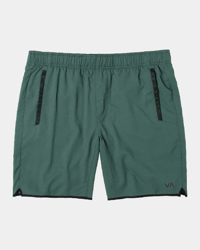 Men's ripped denim shorts for a trendy streetwear aesthetic   Yogger IV 17" Athletic Shorts - Sage