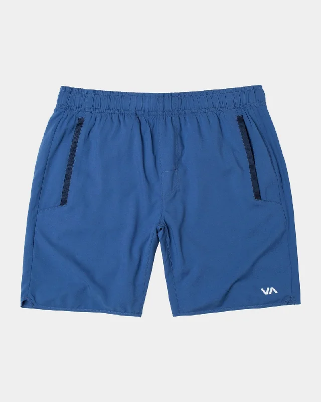 Men's neon - colored athletic shorts for high - visibility workouts   Yogger IV 17" Athletic Shorts - Surplus Blue