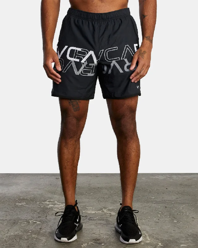 Men's breathable cotton athletic shorts for intense workouts Yogger IV 17" Athletic Shorts - New Black