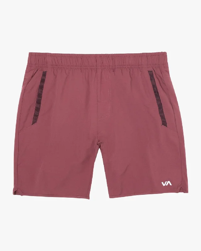Men's breathable cotton athletic shorts for intense workouts Yogger IV 17" Athletic Shorts - Wild Ginger