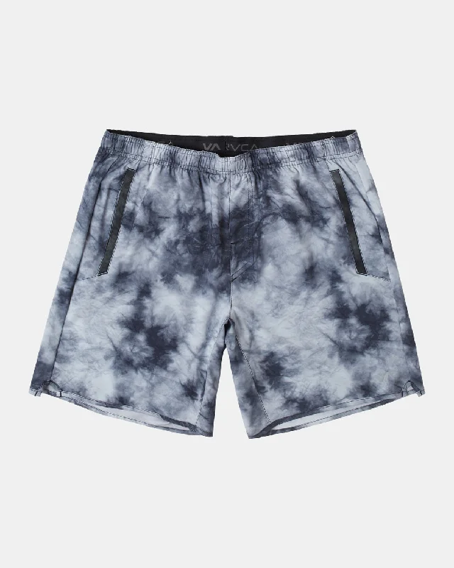 Men's breathable cotton athletic shorts for intense workouts Yogger Stretch 17" Athletic Shorts - Ink Blot