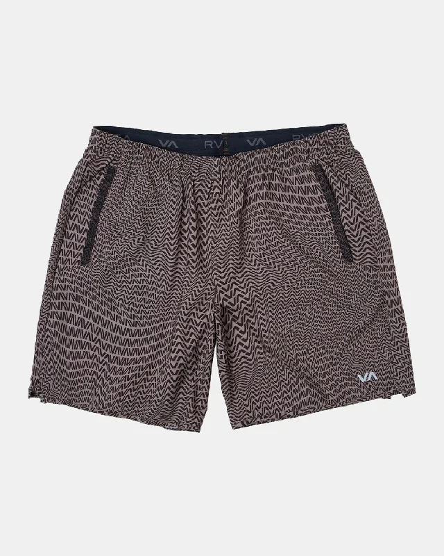 Men's plaid pattern wool blend shorts for a preppy fall style   Yogger Stretch 17" Athletic Shorts - Motif