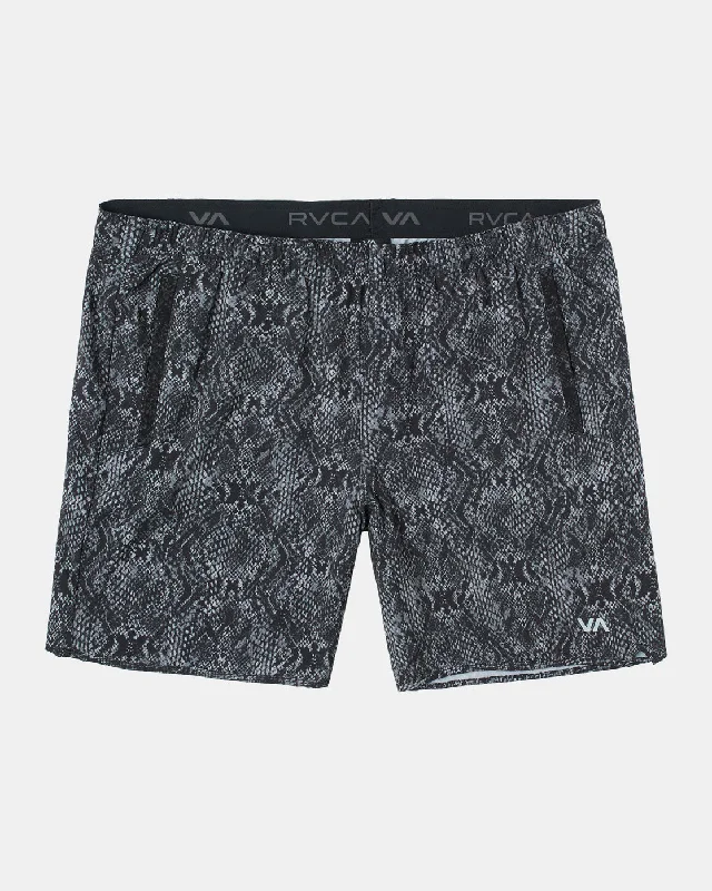 Men's pastel - colored cotton shorts for a spring - friendly outfit   Yogger Stretch 17" Athletic Shorts - Snake