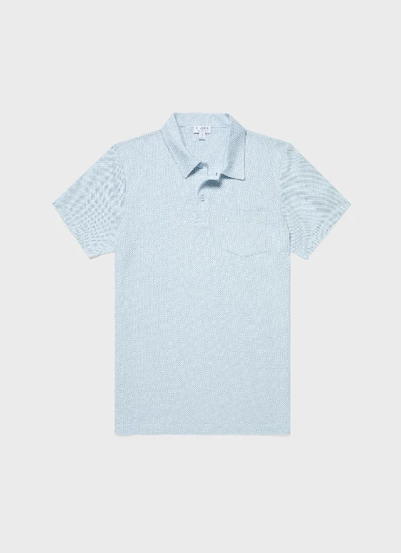 Men's quick - dry polo shirts for water sports activitiesMen's Riviera Polo Shirt in Light Blue